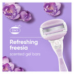 Gillette Venus ComfortGlide Freesia Women's Razor - 1 handle + 2 refills