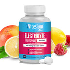 Vitassium FastChews, Chewable Electrolyte Tablets for Management of POTS and High Sodium Diets, Fast-Acting Sodium Tablets, Strawberry Lemonade, 60 Count