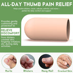 10 Pack Silicone Gel Finger Cots, Finger Protector Caps for Thumb Care