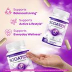 Sodatide Capsules - Official Sodatide Pills Advanced Premium Formula for Overall Wellness, 60 Capsules for 1 Month