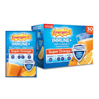 Emergen-C Immune+ Triple Action Immune Support Powder, Super Orange, 30 ct | With BetaVia (R), 1000mg Vitamin C, B Vitamins, Vitamin D and Antioxidants, Super Orange, Back to School Essentials
