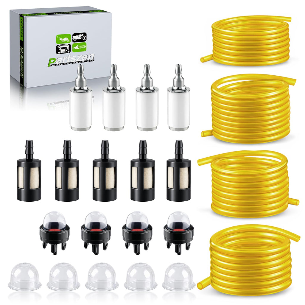 4 Size Fuel Line Kit for Small Engine Chainsaw Trimmer Blower