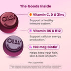 OLLY Women's Multivitamin, Supports Overall Wellness,* Biotin - 130 Count
