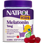 Natrol Kids Melatonin 1mg, for Restful Sleep, 90 Raspberry-Flavored Gummies