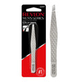 Buy now Revlon Slanted Tip Tweezers for Men, Ultra-Sharp for Precision Eyebrow Shaping and Facial Hair Removal, Larger Non-Slip Grip, Stainless Steel, 1 count at indiglob india