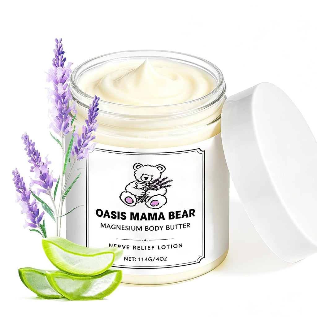 Neuropathy Cream, Magnesium Cream for Neuropathy, Nerve Relief Lotion for Feet Hand No Greasy Body Lotion with Natrural Ingredients For Soothing