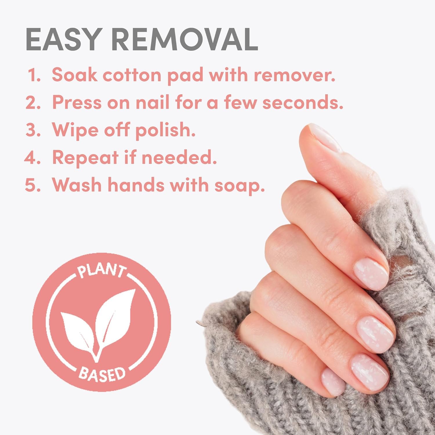 ella+mila 100% Pure Acetone Nail Polish Remover for Acrylic & Gel, 8 fl oz
