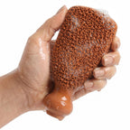 Pumice Stone for Feet + Foot Cream Kit - Pedicure Tools for Dry Cracked Heel Treatment + Moisturizer