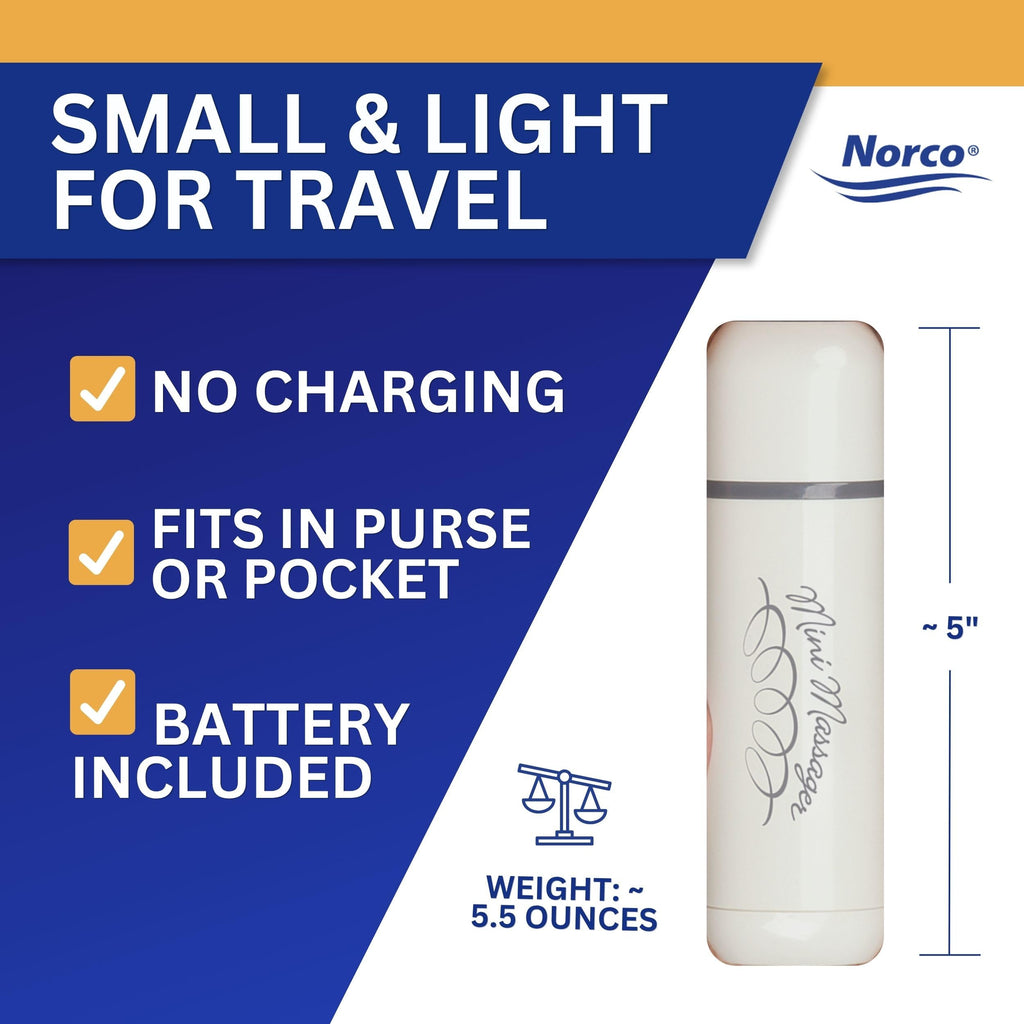 Norco Mini Massager - Handheld Massager for Scar Tissue Break Up