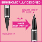 Buy now iMethod Microblading Eyebrow Pen - Eyebrow Pencil Magical 2-in-1 Dual-Ended Eye Brow Pencils for Women with 4-Fork-Tip & Ultra Precise Brush-Tip Create Natural Hair-Like Brows, Last All-Day, Brown at indiglob india