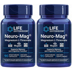 Life Extension Neuro-mag Magnesium L-threonate, 90 Count (Pack of 2)