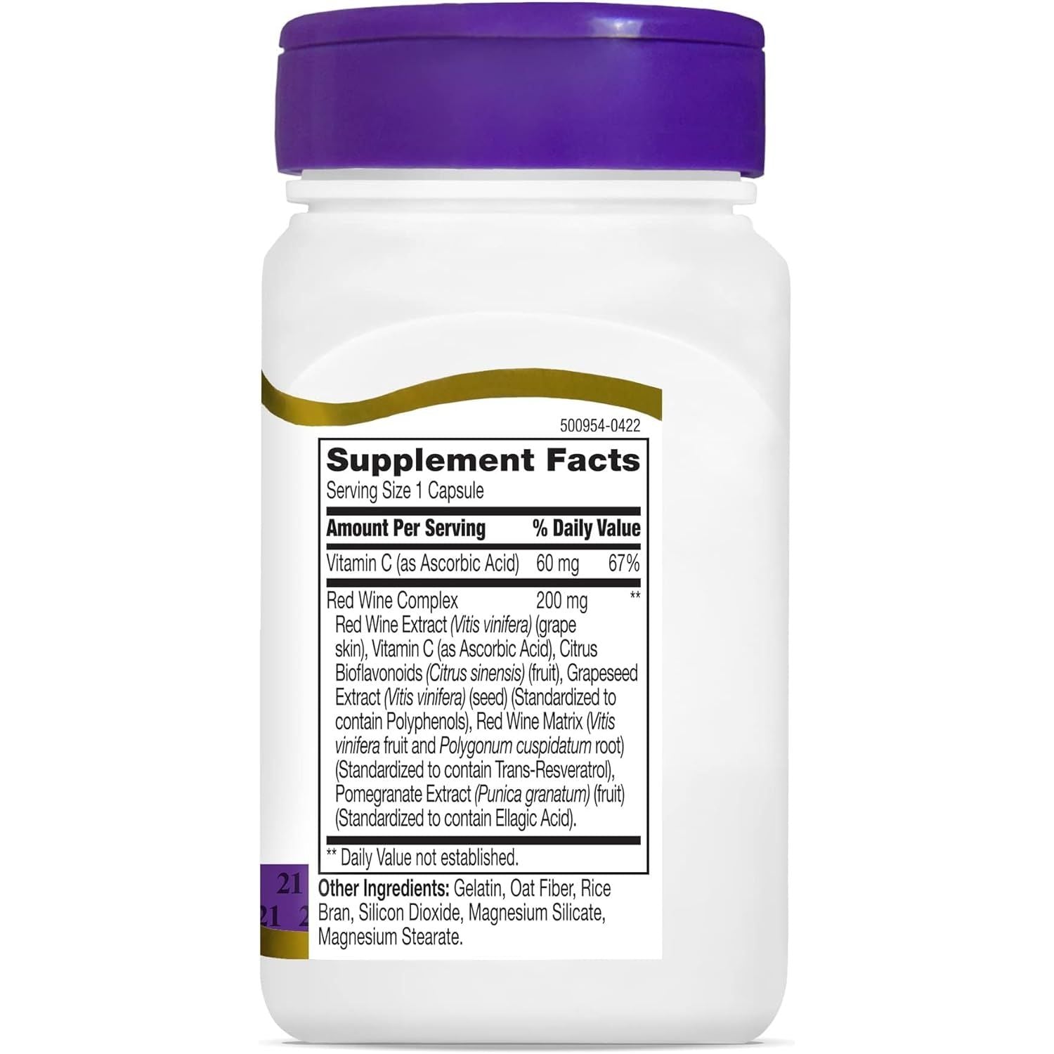 Buy now 21st Century Resveratrol Red Wine Extract Capsules, 90Count at indiglob india