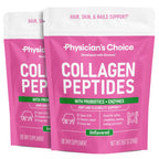 Physician's CHOICE Collagen Peptides Protein Powder, Grass Fed, 35 Servings | Hydrolyzed Collagen Protein, Grass Fed, Non-GMO, Unflavored, Supports Hair, Skin, Joint Health for Women & Men