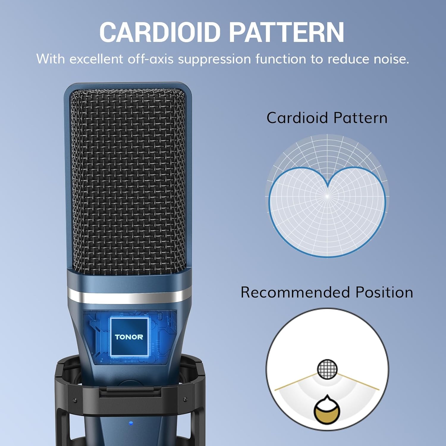 Buy now TONOR TC-777 Podcast Microphone, USB Computer Microphone, Cardioid Condenser PC Mic with Tripod Stand and Pop Filter for Podcasting, Streaming, Vocal Recording, Compatible with PC & Laptop, PS4/5 at indiglob india