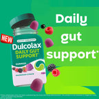 Dulcolax Daily Gut Support Gummies, Magnesium Formula, Stimulant-Free, Berry Flavor, 60 Count