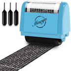 Buy now Miseyo Wide Identity Theft Protection Roller Stamp Set - Yellow (3 Refill Ink Included) at indiglob india