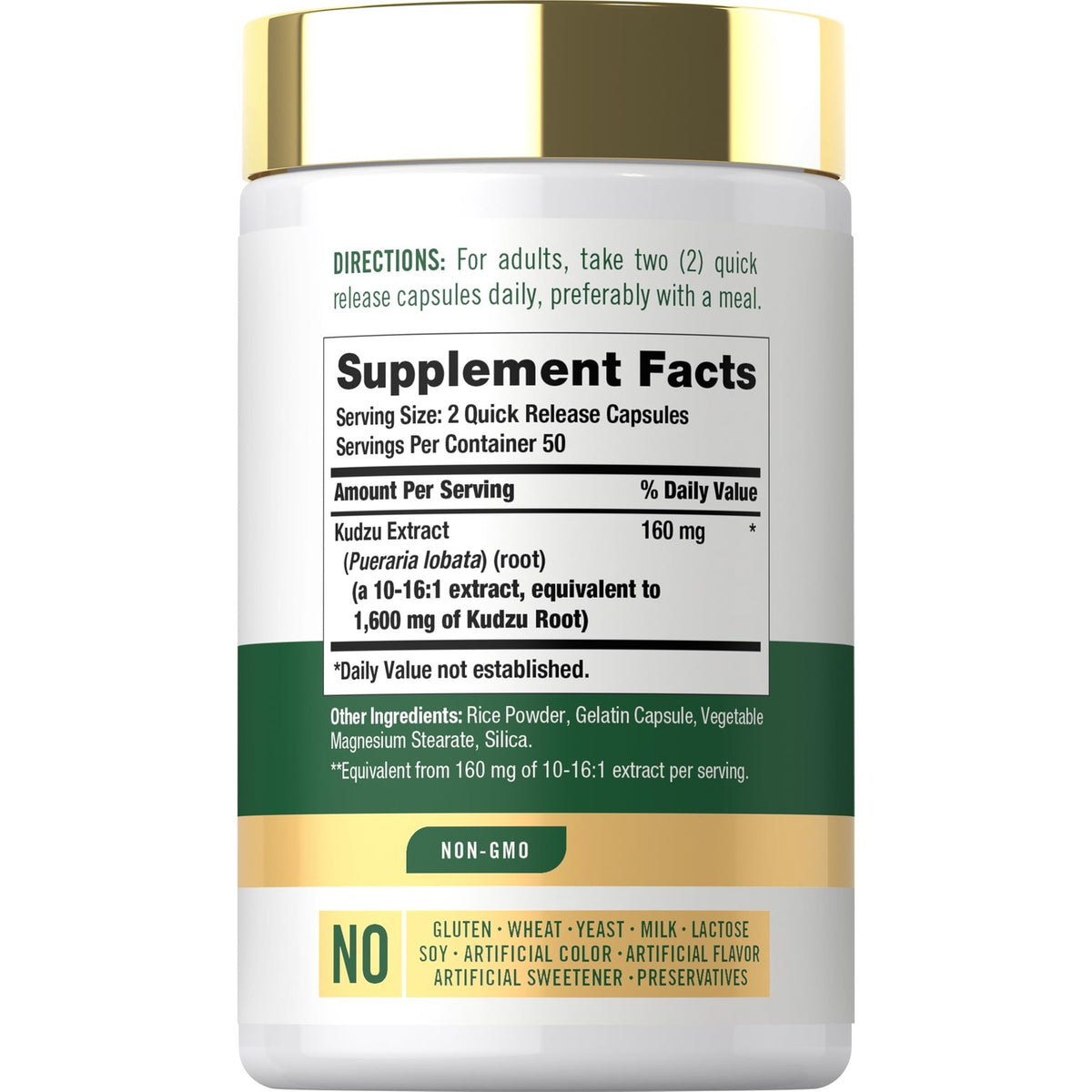 Carlyle Kudzu Root | 100 Extract Capsules | Non-GMO and Gluten Free Formula