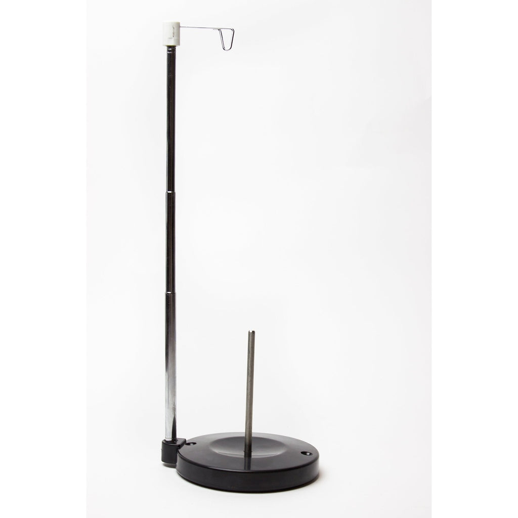 Adjustable Single Thread Spool Holder – Stand alone Embroidery, Sewing or Quilting Thread Holder or Stand – Ensures Smoother Feed = Heavy Plastic Base