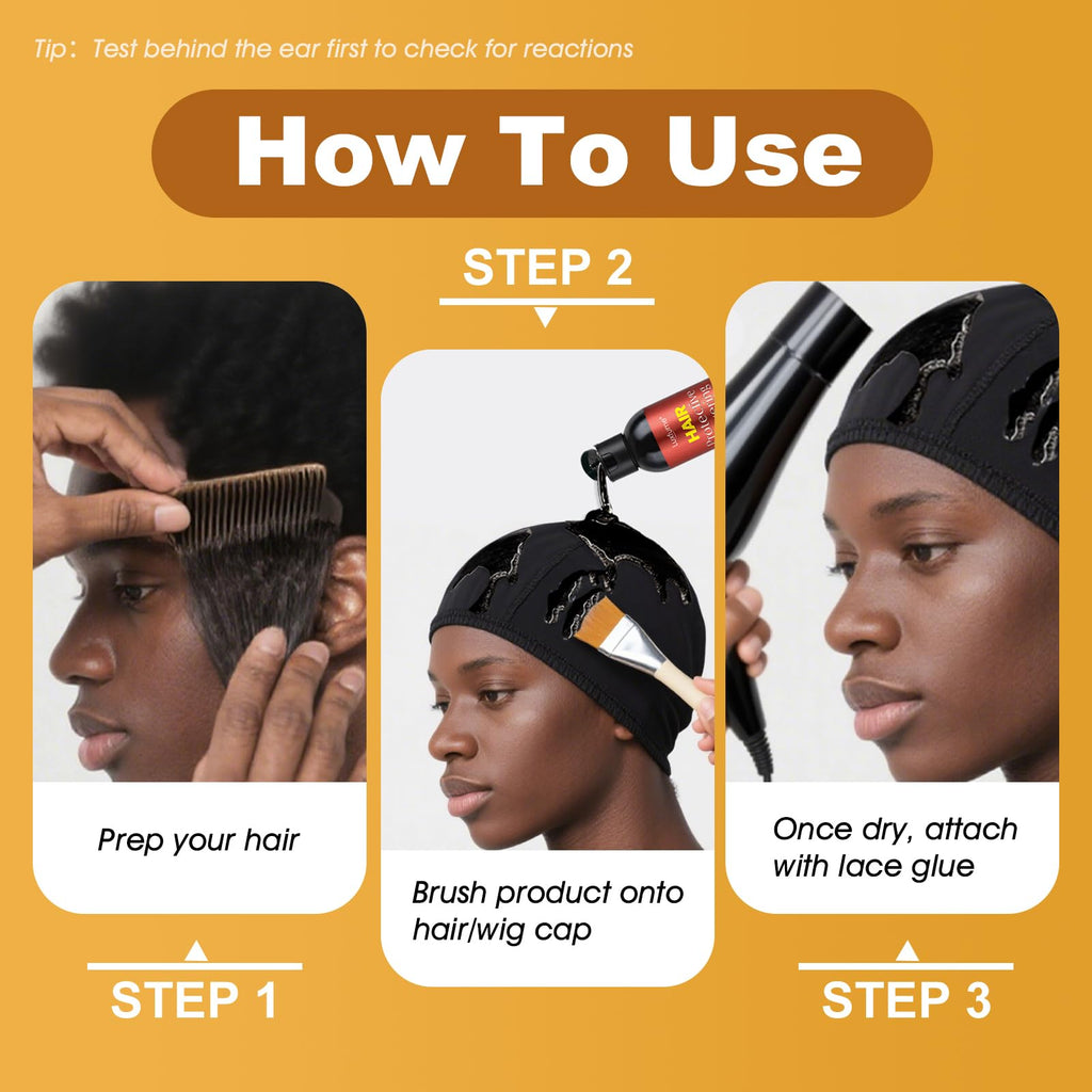 Quick Weave Protective Shield, Weave Glue for Quick Dry