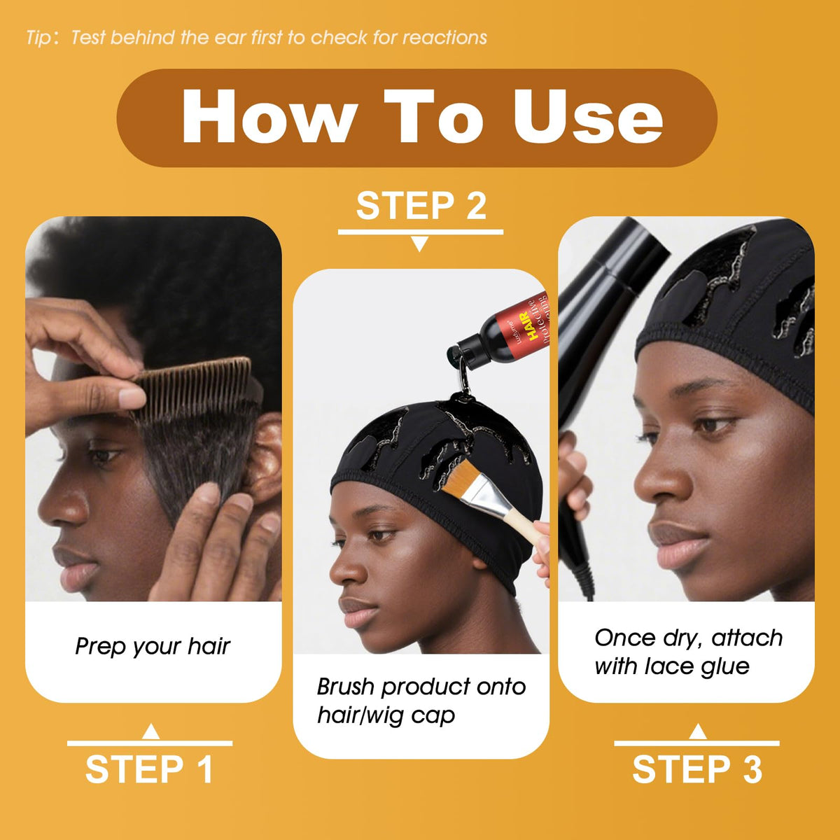Quick Weave Protective Shield, Weave Glue for Quick Dry