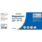Nutricost Magnesium+ Extra Strength 420mg, 240 Capsules - 120 Servings. Magnesium Oxide and Glycinate - Non-GMO, Gluten Free, Vegan Friendly (Pack of 2)