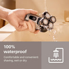 Philips Norelco Head Shaver Pro 9000 Electric Shaver, Clean & Gentle Shave | Electric Shaver for Men and Women, 360° Flexing Head, ComfortCut Blades, PowerAdapt Sensor, 90-Min Runtime, HS9980/40