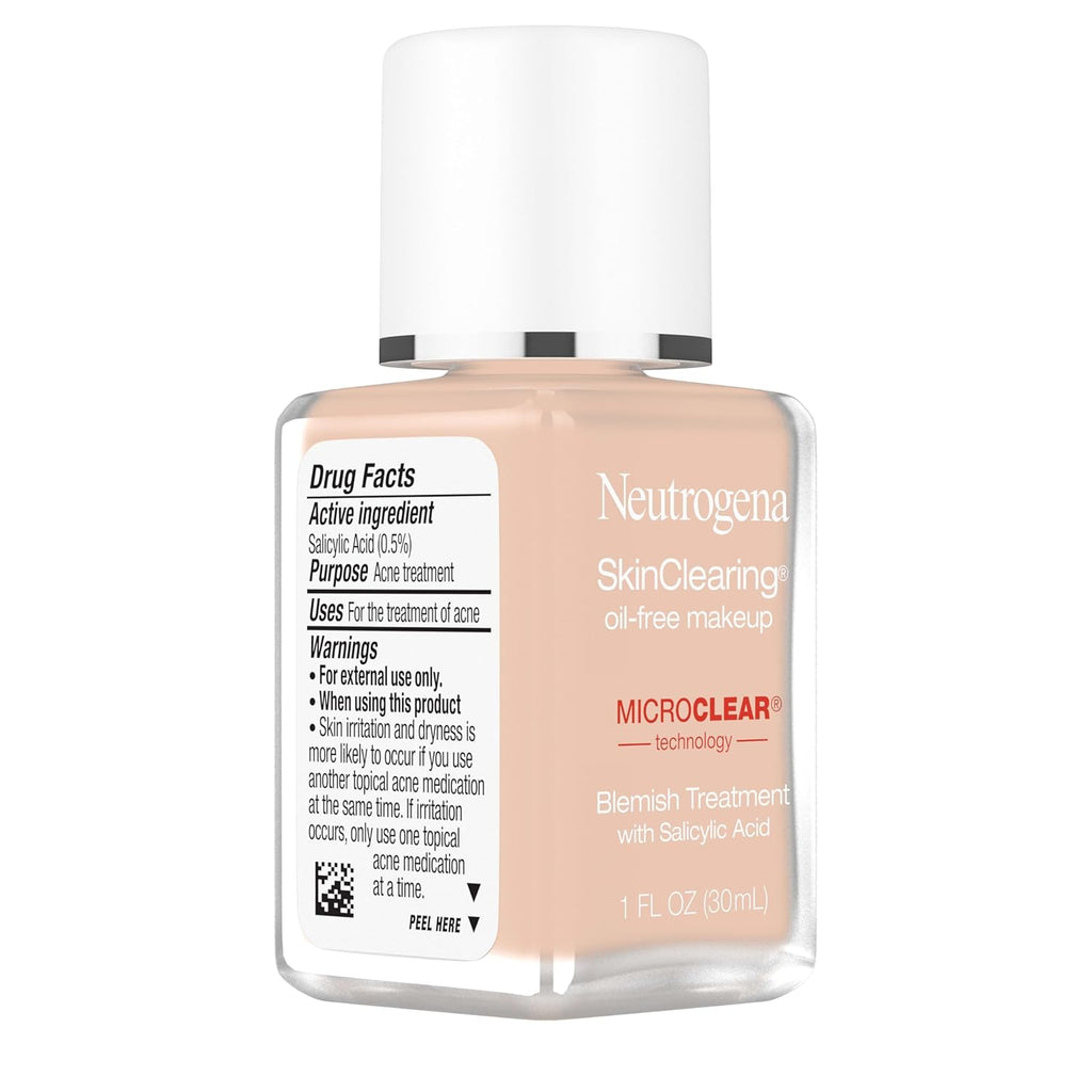 Buy now Neutrogena SkinClearing Oil-Free Makeup, Soft Beige 50, 1 Fl. Oz (Pack of 1) at indiglob india
