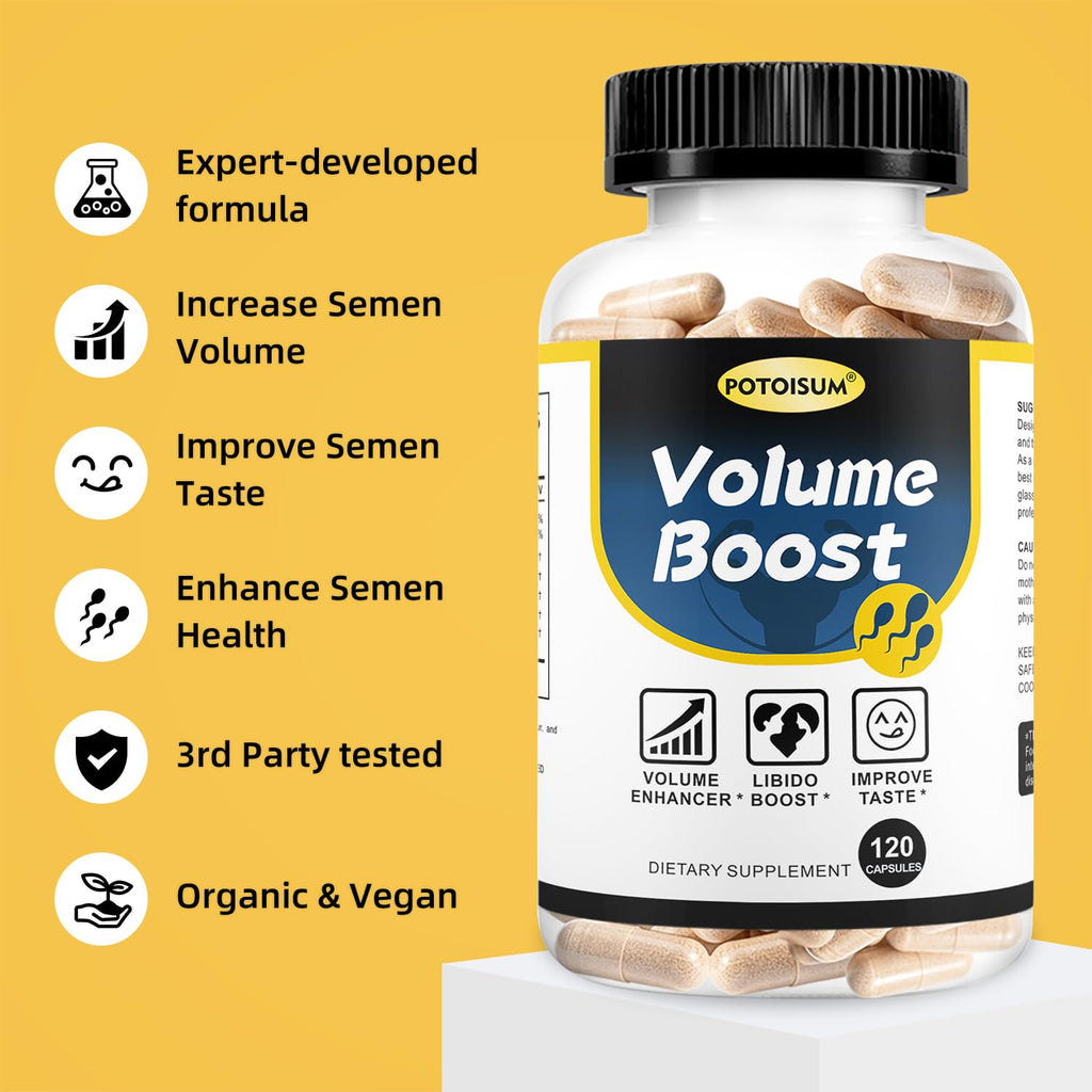 Semen Volume Booster, Semen & Sperm Load Significantly Boost, Men’s Fertility Health Supplement, Help You Increase Load Volume