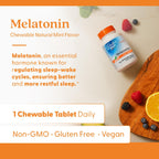Buy now Doctors Best Melatonin, Sleep Support, Non-GMO, Gluten Free Vegan, Natural Mint Flavor 120 Chewable Tablets at indiglob india