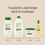 Aveeno Daily Moisturizing Body Wash, Prebiotic Oat, Dry Skin, 18 fl oz x 2