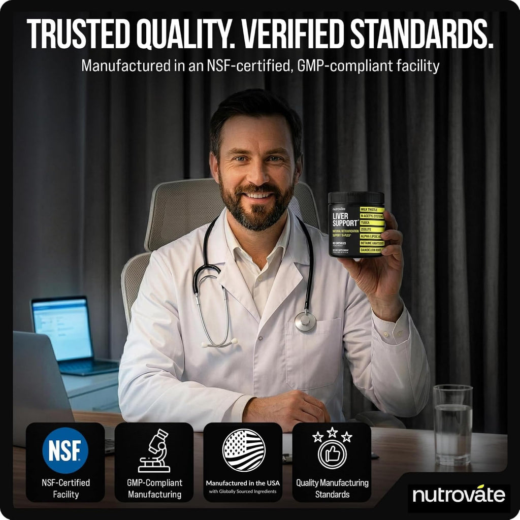 Liver Cleanse Detox & Repair with Milk Thistle, TUDCA, NAC, ALA and Zeolite