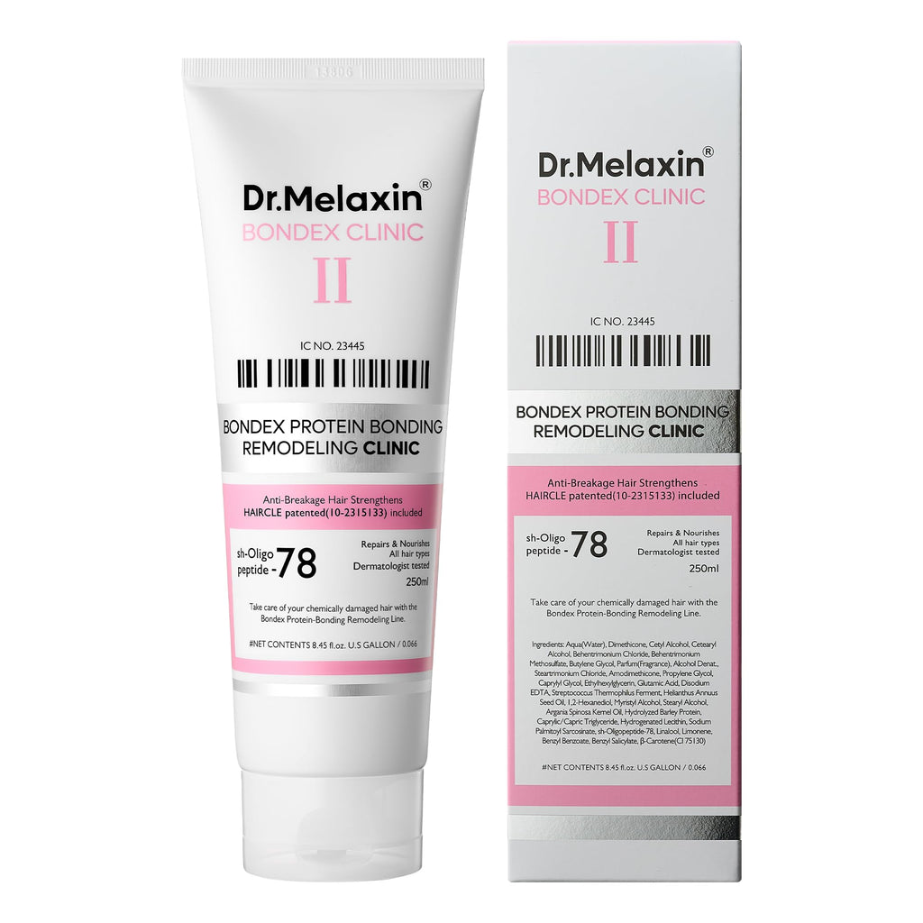 Dr.Melaxin Bondex Remodeling Salon Bonding Treatment | Deep Repair for Bleached & Damaged Hair with Bonding Peptides + Argan Oil