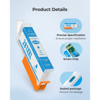 PGI-280XXL/CLI-281XXL Compatible Ink Cartridge Replacement for Canon Ink 280 and 281 Cartridge High Yield Use to PIXMA TR7520 TR8520 TR8500 TR8600 TR8620 TS6120 TS6220 TS9120 (5 Value Pack)