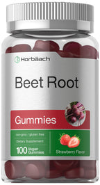 Horbäach Beet Root Gummies | Advanced Formula | 100 Count