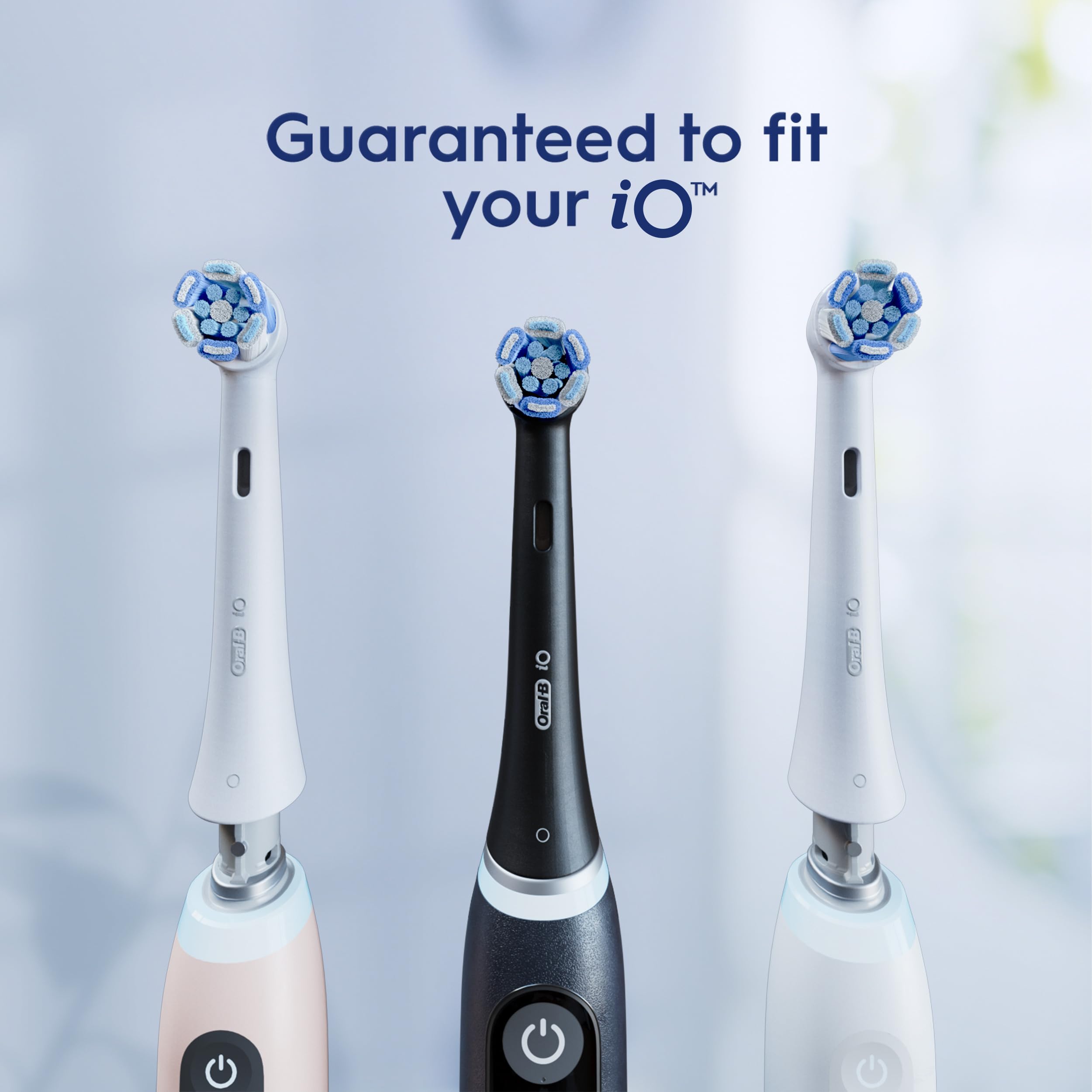 Buy now Oral-B iO Series Ultimate Clean Electric Toothbrush Replacement Brush Heads for an Oral-B Electric Toothbrush, 2 Count, Black at indiglob india