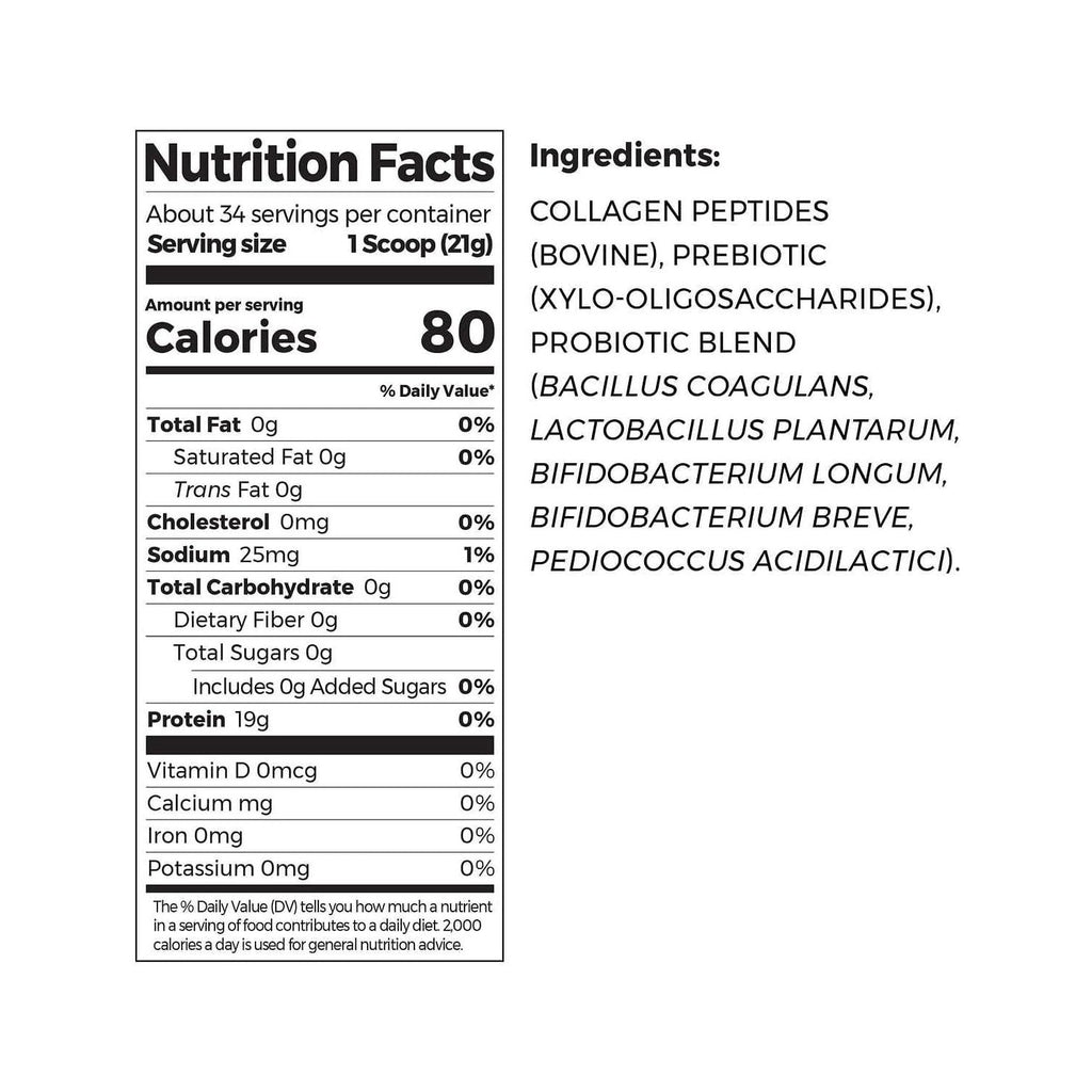 Orgain Collagen +Superfoods with 20 Grams of Grass-Fed Collagen and Vitamin C, Unflavored, 25.6 oz
