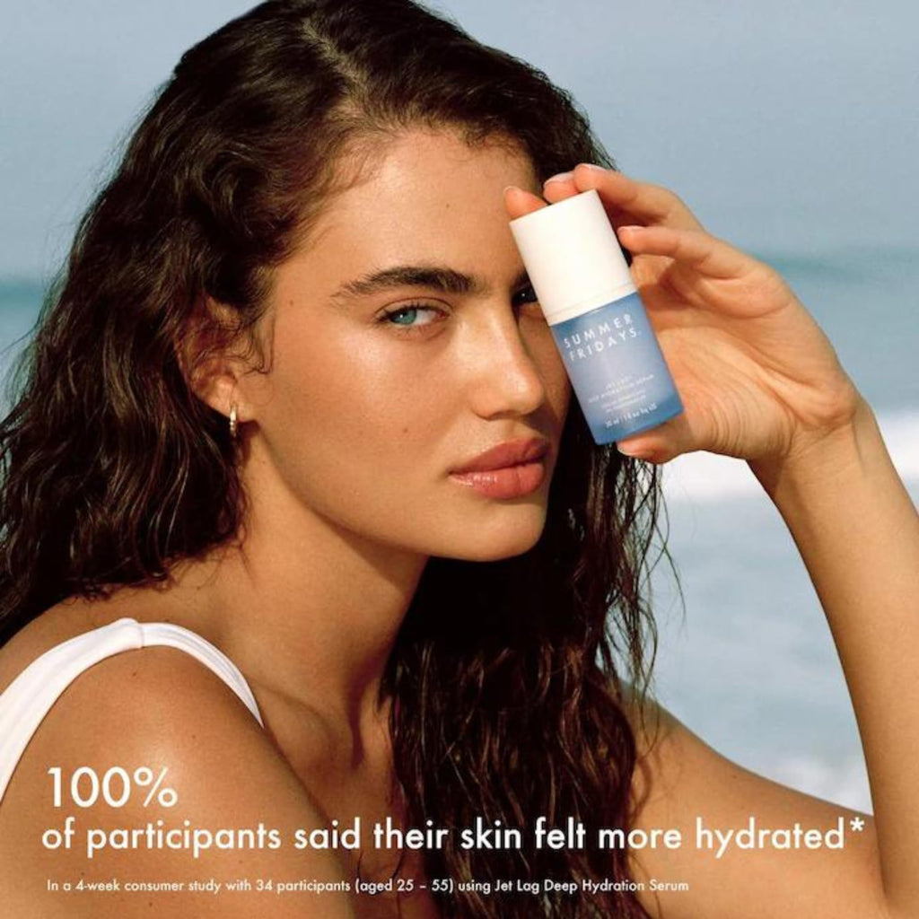 Buy now Summer Fridays Jet Lag Deep Hydration Serum - Hydrating Face Serum for Dry Skin with Glycerin & Squalane - Helps Soothe Skin, Improves Skin Barrier & the Appearance of Fine Lines & Wrinkles (1 Oz) at indiglob india