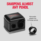 Revlon Universal Points Sharpener for Wooden & Plastic Makeup Pencils, Fits Small to Large Sizes, Easy to Clean, 1 Count