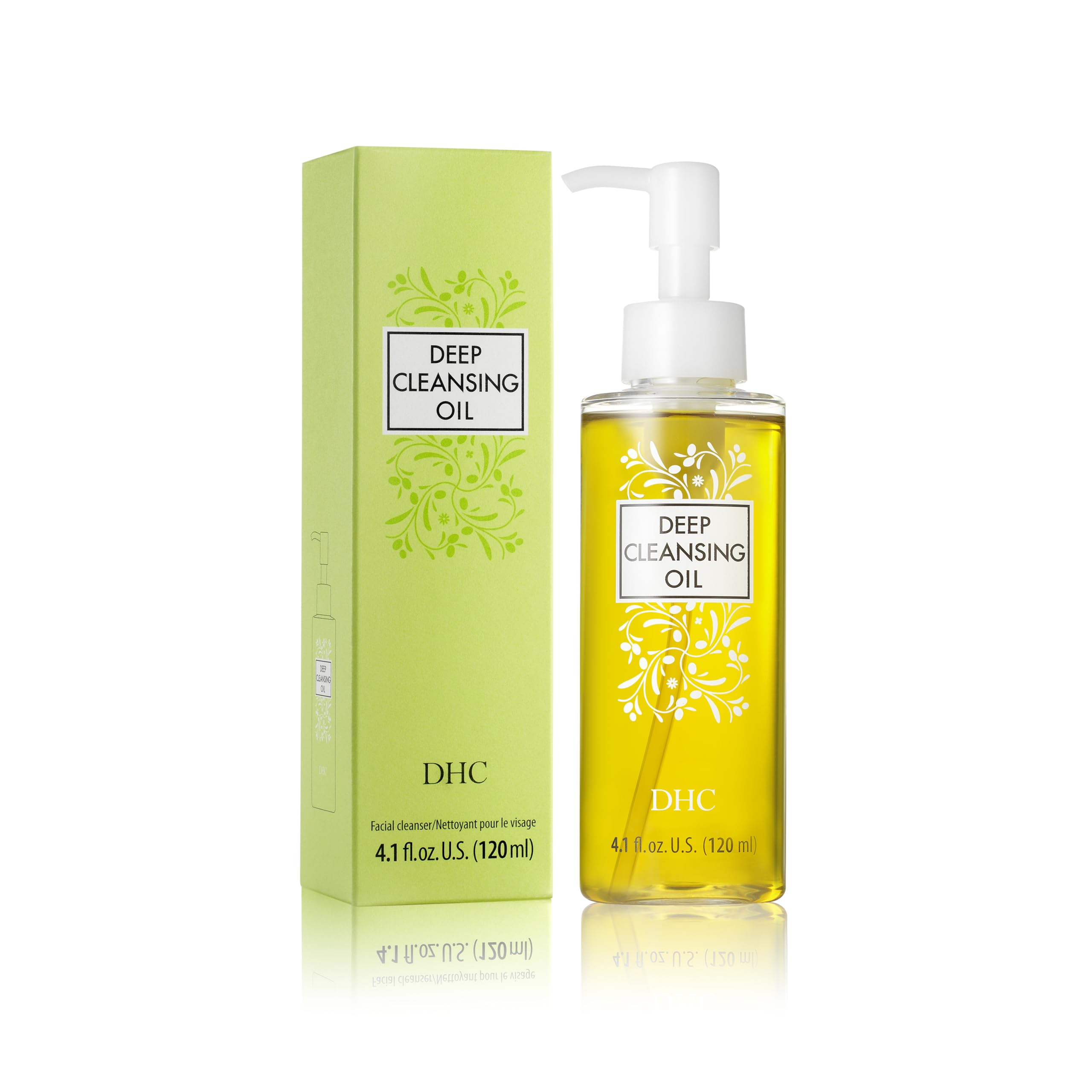 Buy now DHC Deep Cleansing Oil Medium, Facial Cleansing Oil, Makeup Remover, Cleanses without Clogging Pores, Residue-Free, Fragrance and Colorant Free, All Skin Types, 4.1 fl. oz. at indiglob india