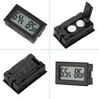 4-Pack Mini Indoor Temperature Humidity Meters Digital Gauge