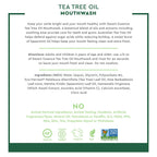 Desert Essence Tea Tree Oil Alcohol-Free Mouthwash, Spearmint, 8oz