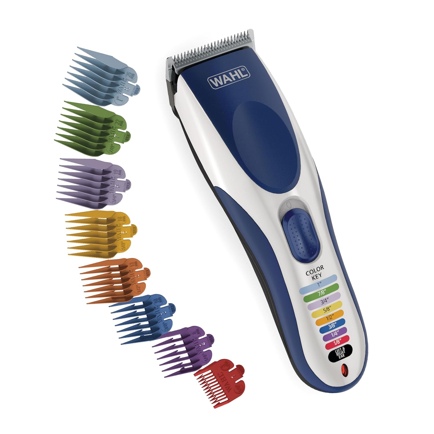 Buy now Wahl Color Pro Cordless Rechargeable Hair Clipper & Trimmer Æ’?? Easy Color-Coded Guide Combs - for Men, Women, & Children Æ’?? Model 9649P at indiglob india