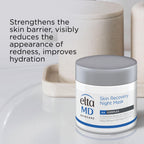 EltaMD Skin Recovery Overnight Face Mask, Moisturizing Night Cream, 1.7 oz