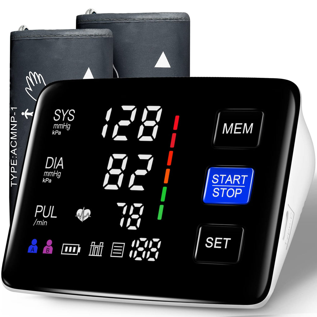 Blood Pressure Monitor, 9-17'' & 13-21'' Extra Large Blood Pressure Cuff