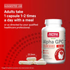 Buy now Jarrow FormulasÂ® Alpha GPC, 300mg, Dietary Supplement, Brain Health Supplements for Adults, 60 Veggie Capsules, 30 Day Supply at indiglob india