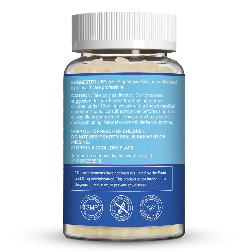 L-Lysine 1000mg Gummies, Chewable Lysine Supplement for Adults