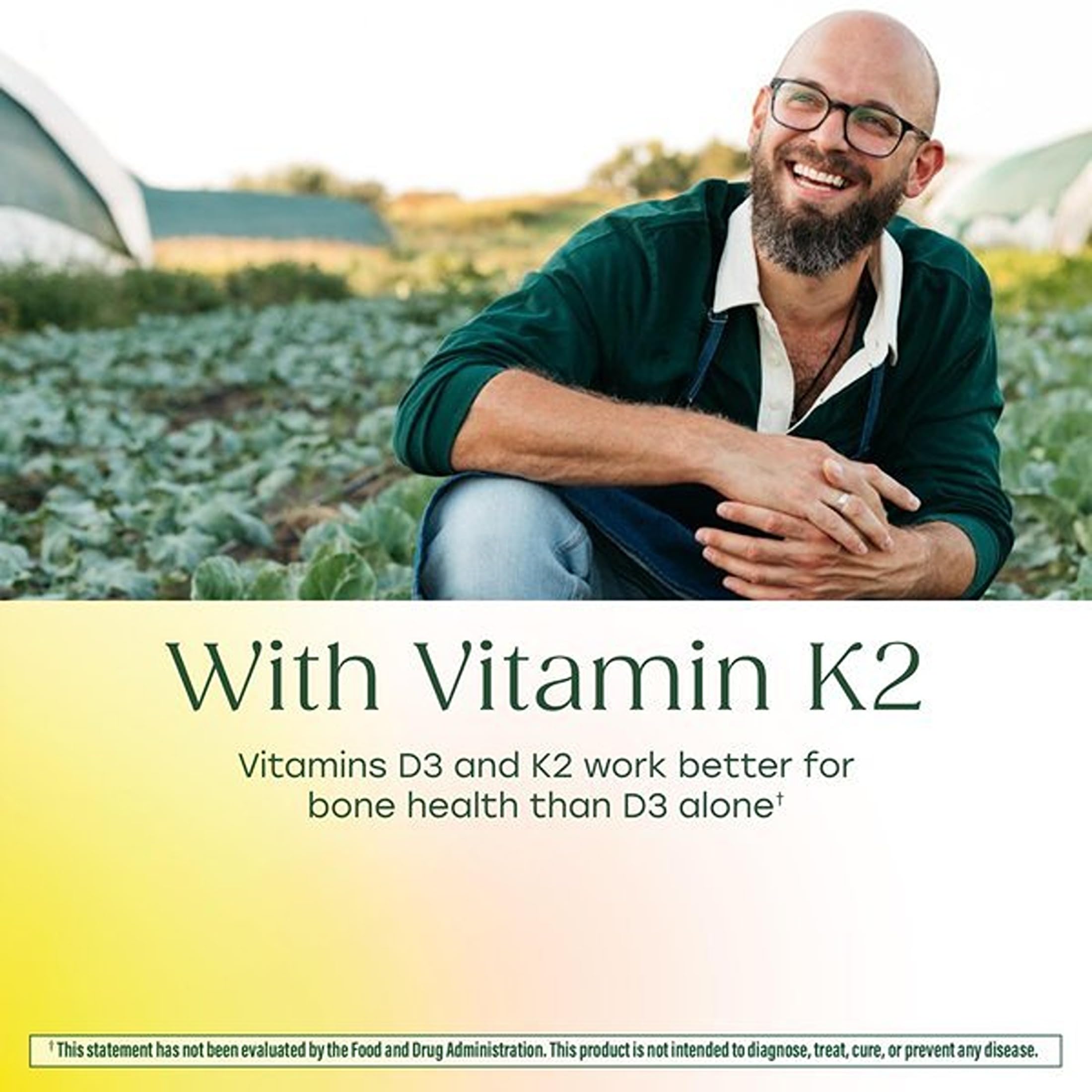 MegaFood Vitamin D3 & K2 5000 IU (125 mcg), 60 Mini Capsules | Supports Bone, Teeth, Muscle & Immune Health, Vitamin K2 & K Support the Function of D3, Non-GMO, Vegetarian, 60 Servings