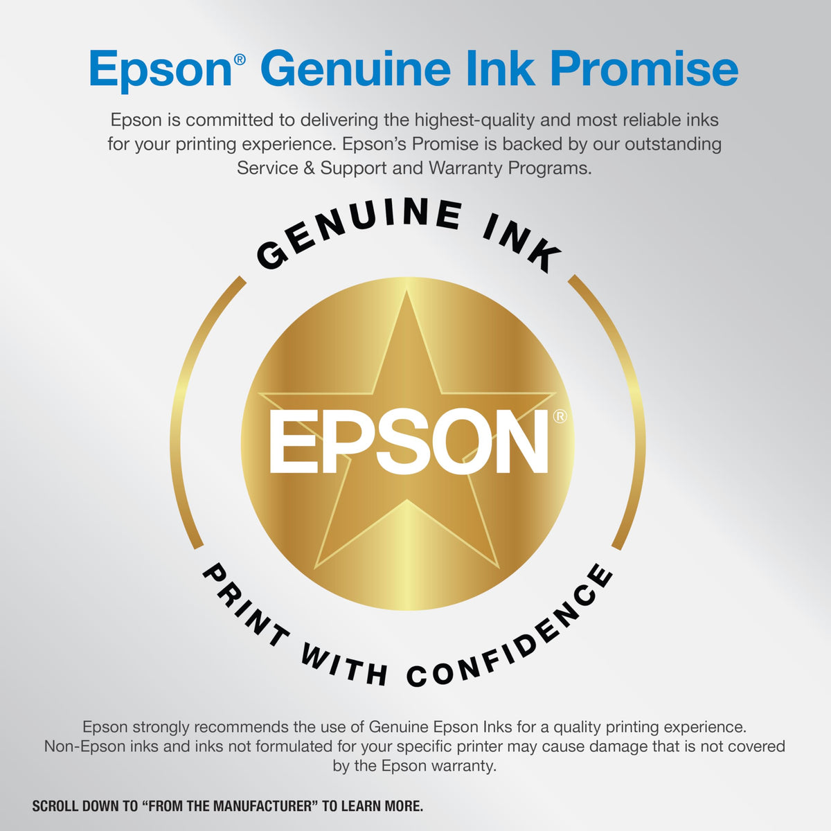Epson EcoTank ET-2903 Wireless All-in-One Color Supertank Printer with up to 3 Years of Ink, Refillable Tanks, Perfect for Home, 11 PPM, 1.44" Color Screen, Built-in Scanner – White