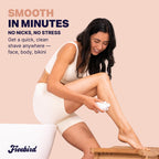 Freebird FlexSeries Electric Razor for Women - Silk Smooth Legs, Body Hair, & Pubic Shaver - for Private Area, Sensitive Skin, Bikini Trimmer