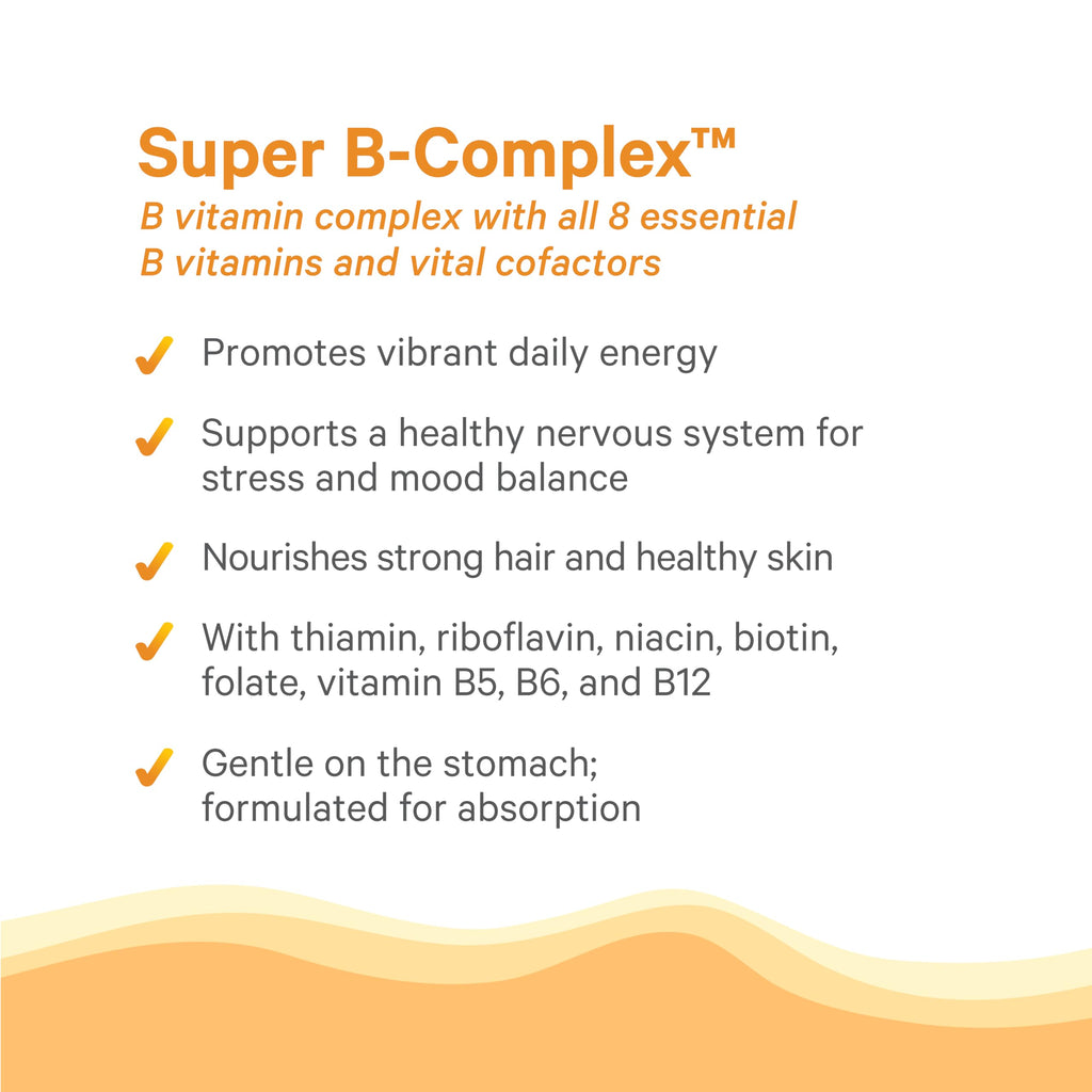 PURE SYNERGY Super B-Complex Vitamin B Complex Supplement (60 Tablets)